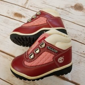 infant red timberland boots
